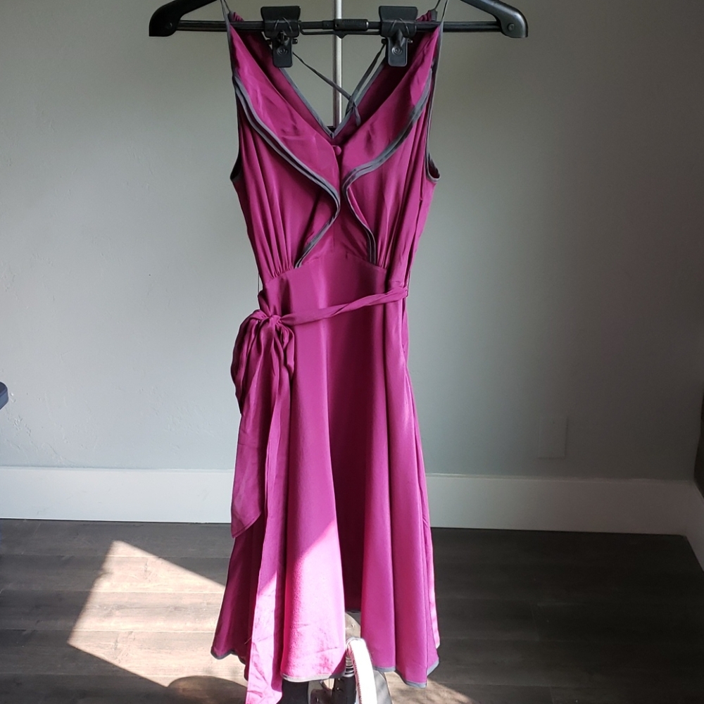 Anthropologie silk dress